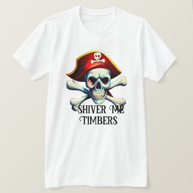 Camiseta Jolly Roger (Anverso del diseño)