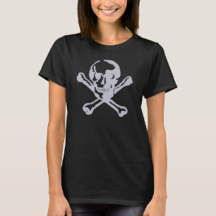 Camiseta Jolly Roger estilo Letterpress
