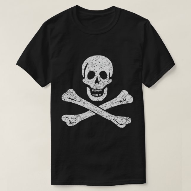 CAMISETA JOLLY ROGER PIRATE FLAG SKULL & CROSS BONOS SAM BE (Diseño del anverso)