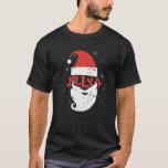 Camiseta Jolly Santa Hat Beard Af Snowflakes Merry Christma<br><div class="desc">Jolly Santa Hat Beard Af Snowflakes Feliz Navidad.</div>