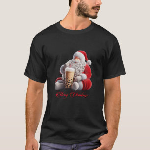 Camiseta Jolly Sip Santa s Bubble Tea Brew