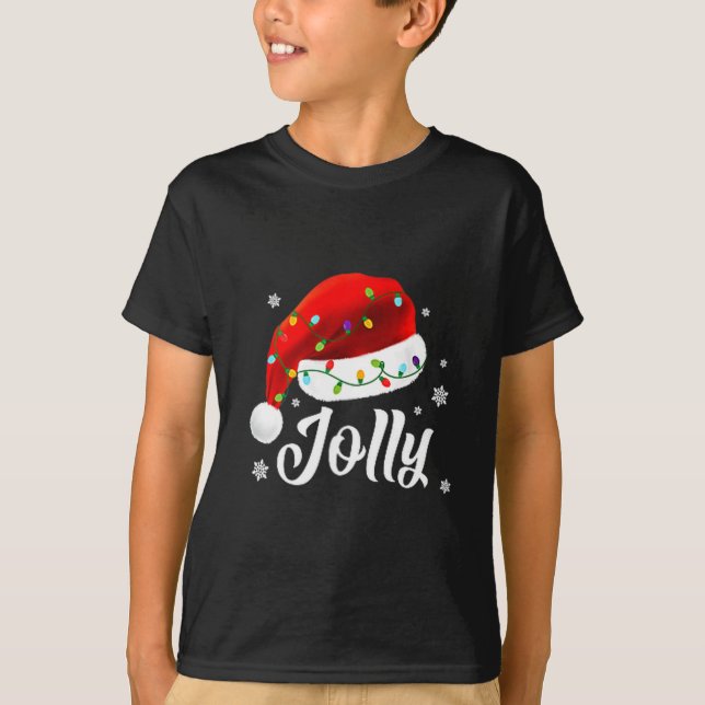 Camiseta Jolly Subtle Minimal Christmas Funny Holiday Party (Anverso)