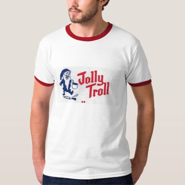 Camiseta Jolly Troll Vintage Ringer T-Shirt (Anverso)