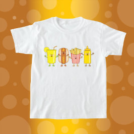 Camiseta JollyKins Hot Dog Friends