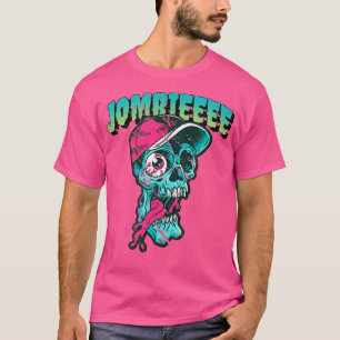 Camiseta Jombieee Eyeball Desaparecido Gráfico Zombie De Ha