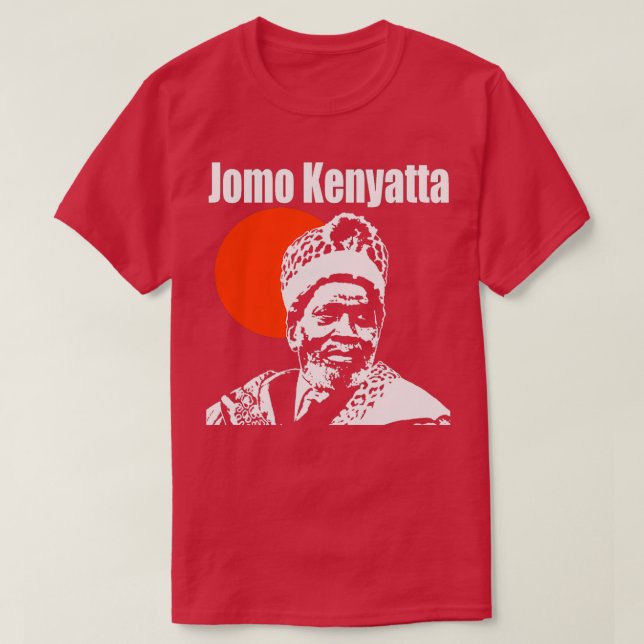 Camiseta Jomo Kenyatta (Diseño del anverso)