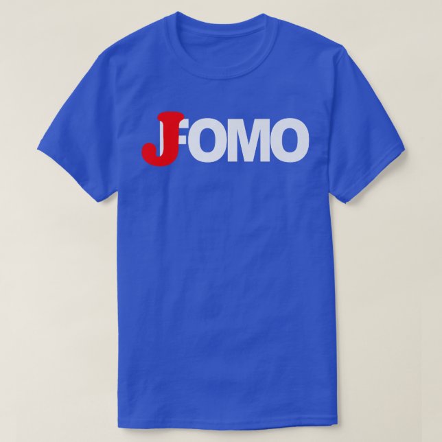 Camiseta JOMO no FOMO Alegría de perderse regalo divertido  (Diseño del anverso)