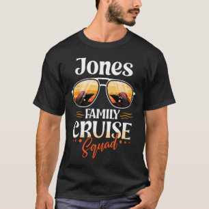 Camiseta Jones Family Cruise Squad personalizado Jones Vaca