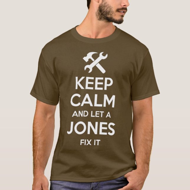 Camiseta JONES Funny Apellido Birthday Family Tree Reunion (Anverso)