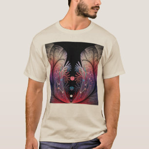 Camiseta Jonglage Arte Fractal de Fantasía Moderna Abstract
