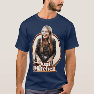 Camiseta Joni Mitchell en Sepia Tone de los 70