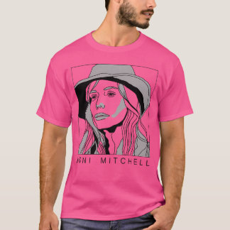 Camiseta Joni Mitchell Estilo Minimal Diseño de fans