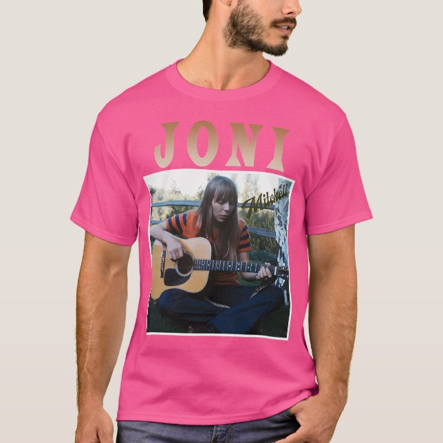 Camiseta Joni Mitchell Estilo Retro Git Para Los Fans (Anverso)