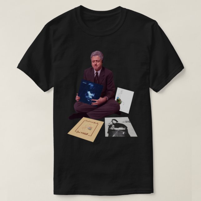 Camiseta Joni Mitchell Joni Mitchell Swag Album Collection (Diseño del anverso)