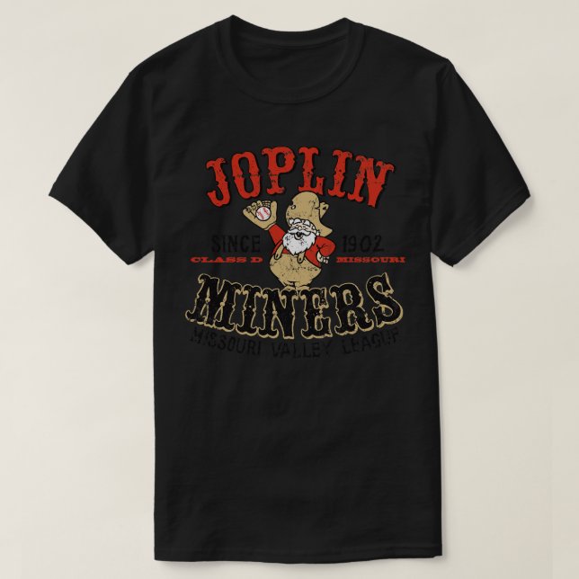 Camiseta Joplin Miners Baseball (Diseño del anverso)
