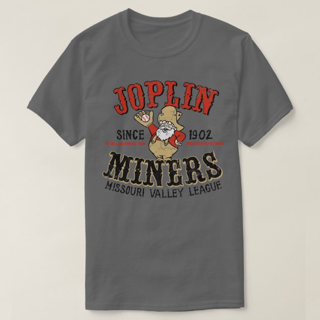 Camiseta Joplin Miners Baseball (Diseño del anverso)