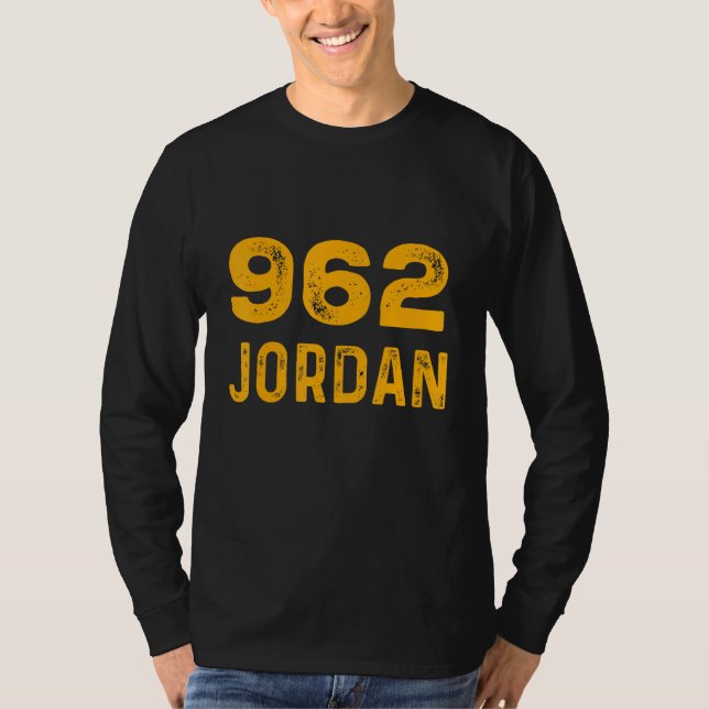 Camiseta Jordan 962 T-Shirt Distressed Country Area Code Te (Anverso)