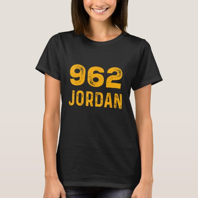 Camiseta Jordan 962 T-Shirt Distressed Country Area Code Te (Anverso)