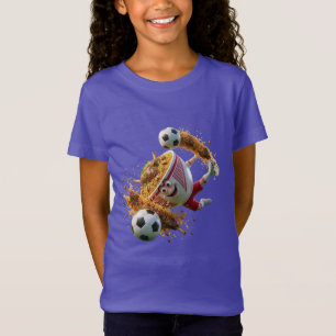 Camiseta Jordan Mansaf Food Soccer Mascot T-Shirt - Group J