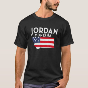 Camiseta Jordan Montana Estados Unidos América Viajes Monta