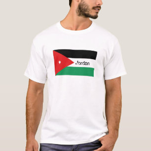Camiseta jordana del recuerdo de la bandera de