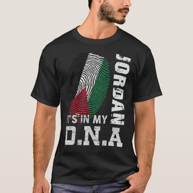 Camiseta Jordania Es En Mi Jordania De Adn (Anverso)