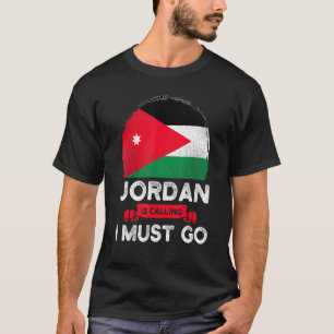 Camiseta Jordania está llamando, debo ir patrimonio jordano