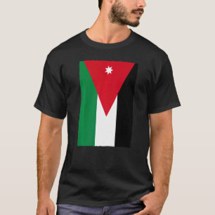 Camiseta Jordania Retro Vintage Bandera Nacional Jordana