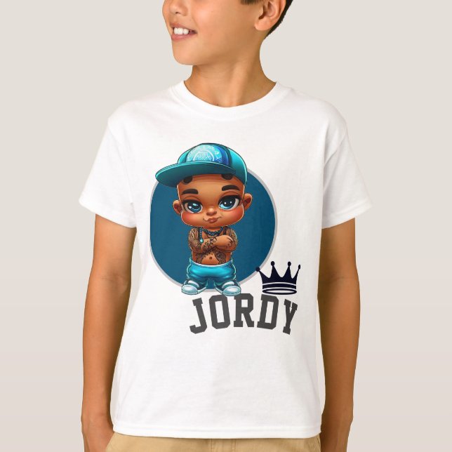 Camiseta jordy de tiki tots N.Z (Anverso)
