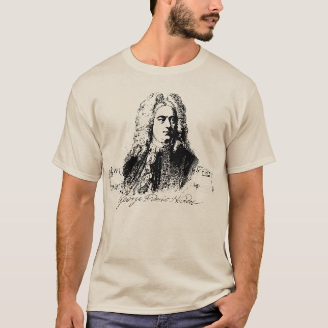 CAMISETA JORGE FRIEDRICH HÄNDEL, GEORGE FRIDERIC HANDEL (Anverso)