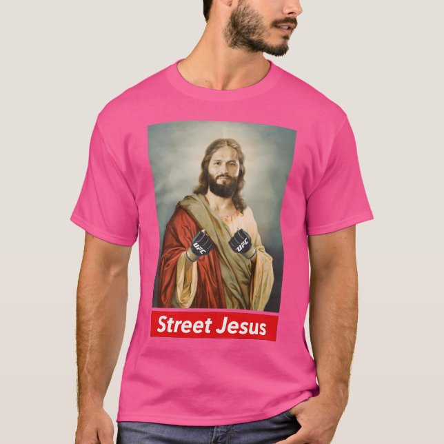 Camiseta Jorge Masvidal Street Jesus Slogan (Anverso)
