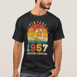 Camiseta Jornada de mujeres mayores de 65 años 1957 Vintage