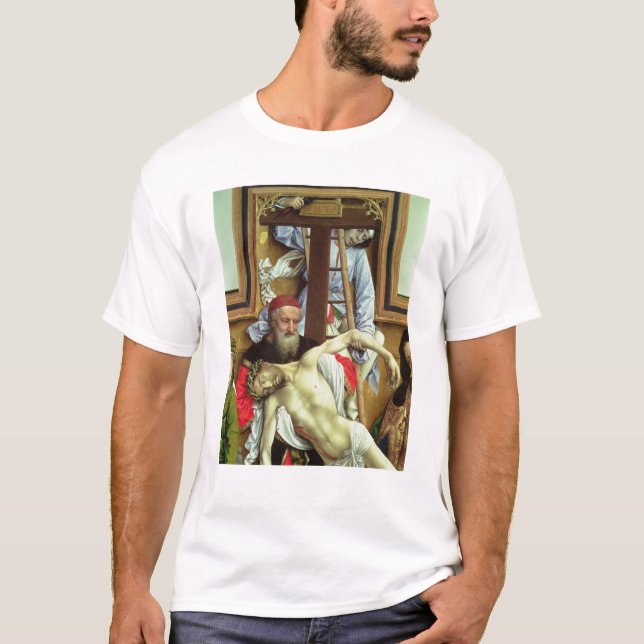 Camiseta José de Arimathea que apoya al Cristo muerto (Anverso)