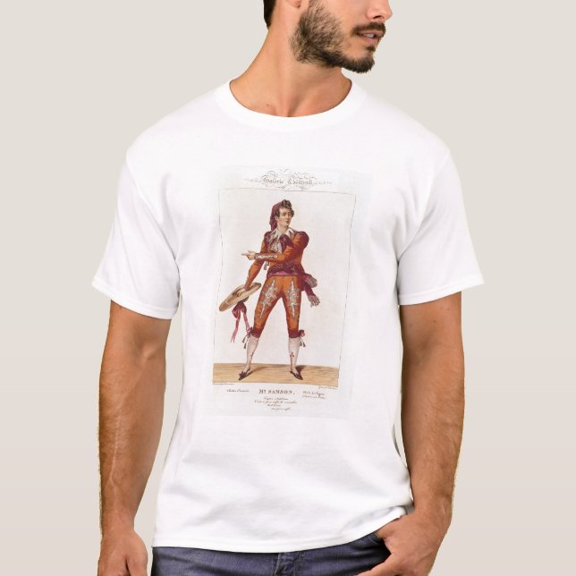 Camiseta José Isidoro Samson en el papel de Figaro (Anverso)