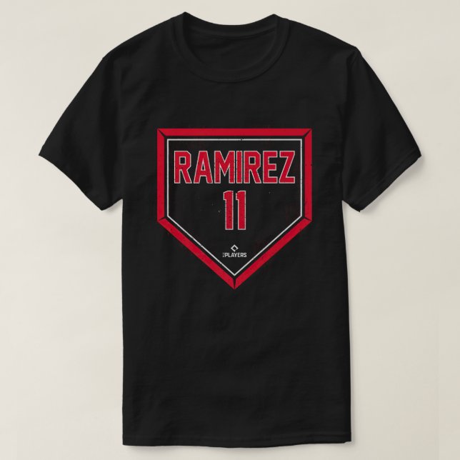 Camiseta Jose Ramirez Home Plate Gameday Jose Ramirez Cleve (Diseño del anverso)