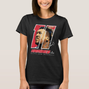 Camiseta Jose Ramirez - Silhouette Enriquito Cleveland MLBP