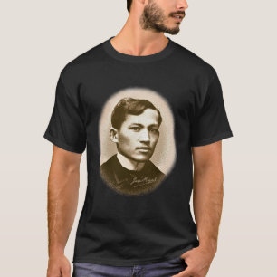 Camiseta Jose Rizal (impresión de la sepia)