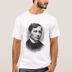 Camiseta Jose Rizal (impresión negra)
