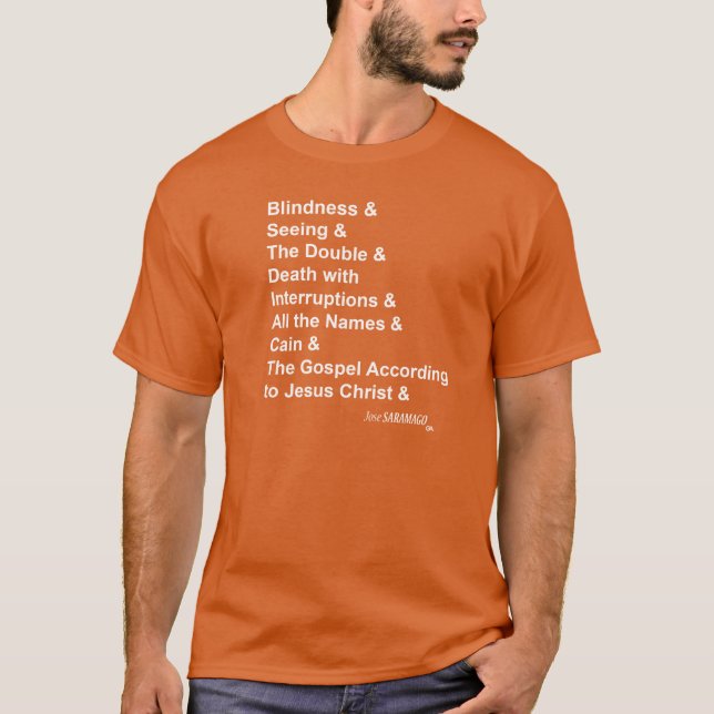 Camiseta Jose Saramago (Anverso)