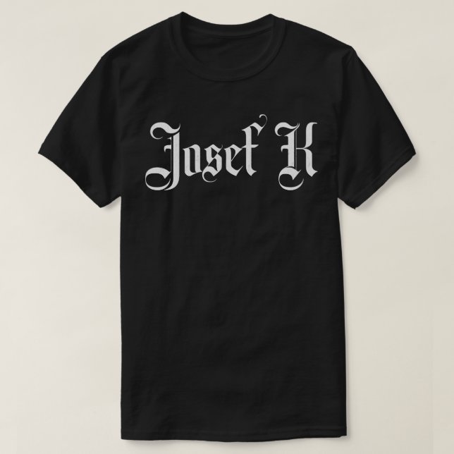 Camiseta Josef K (Diseño del anverso)
