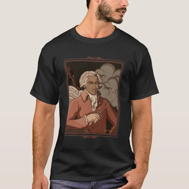 Camiseta Joseph Bologne Chevalier De Saint-Georges Al (Anverso)