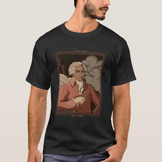Camiseta Joseph Bologne Chevalier De Saint-Georges Al (Anverso)