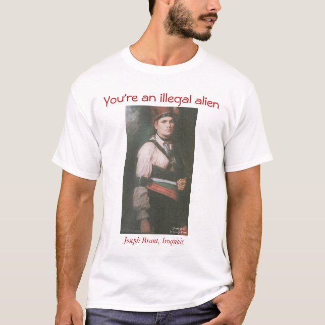 Camiseta Joseph Brant del Iroquois (Anverso)