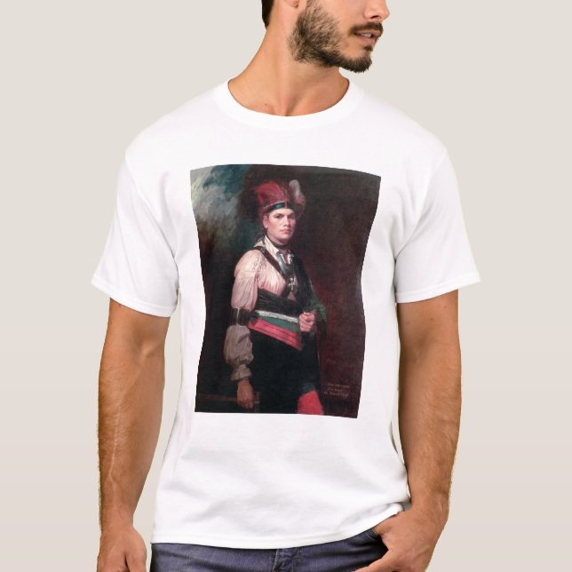 Camiseta Joseph Brant, jefe de los Mohawks, 1742-1807 (Anverso)