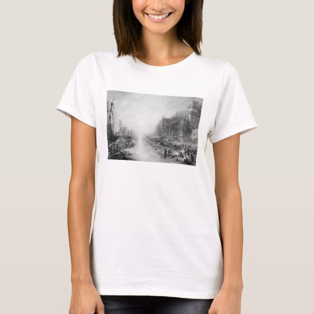Camiseta Joseph Mallord William Turner | Embarcación de (Anverso)