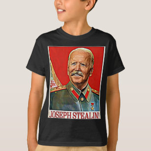 Camiseta Joseph Stealin Anti Joe Biden Meme Parodia polític