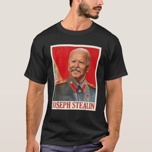 Camiseta Joseph Stealin Funny B den Ant B den Pol tical Gif (Anverso)