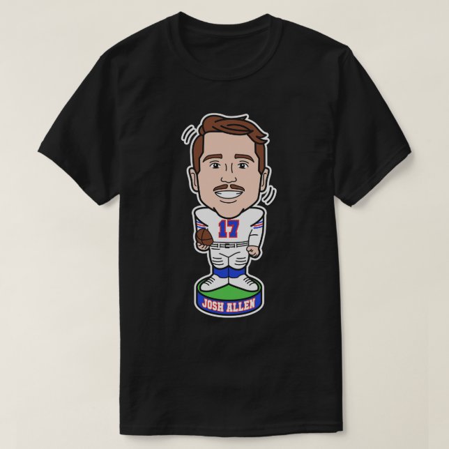 Camiseta Josh Allen Bobble Head (Diseño del anverso)