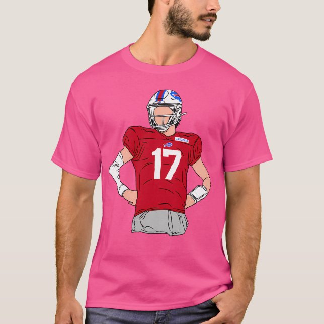Camiseta Josh Allen Flat Personalizado (Anverso)