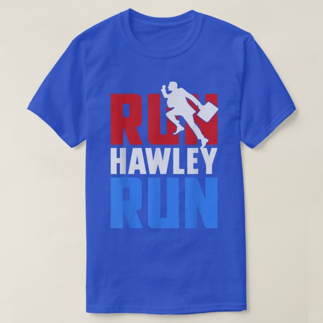 Camiseta Josh Hawley corre gratis corriendo conjunto divert (Diseño del anverso)